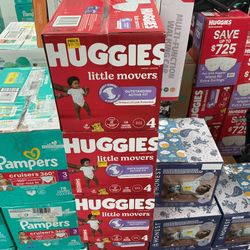 Huggies Size 4 Count 58 $33.99