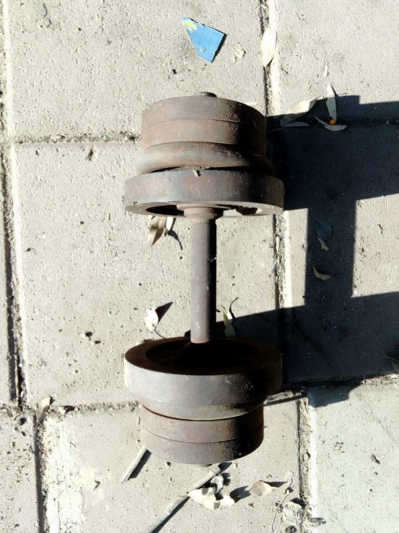 Dumbbell Bar With Weights