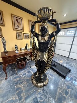 Egyptian life-size statue