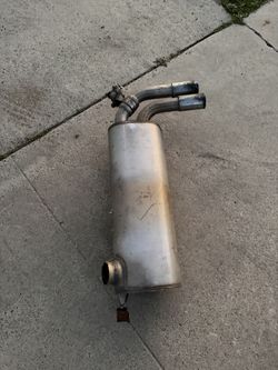Bmw 328i f30 muffler with valves 2011-2019