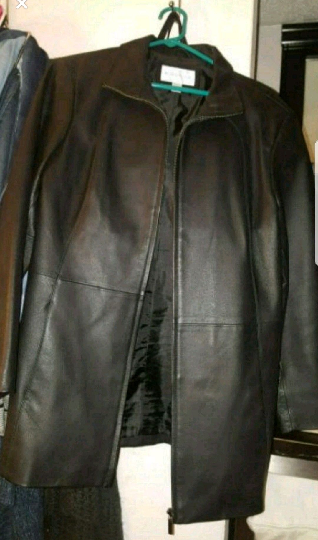 Womens leather Coat