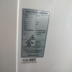 Seasons Portable AC Unit /Heater 10000 BTU