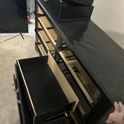Black dresser