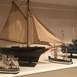 Nautical Antique Sail Boats 