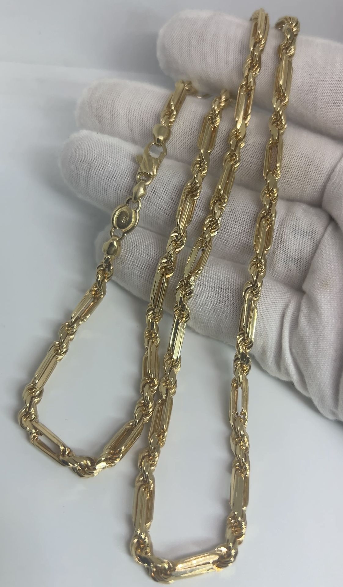 14k Gold Milano Figarope Chain 