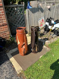 Vintage Atlantic and Vintage Ram golf bags