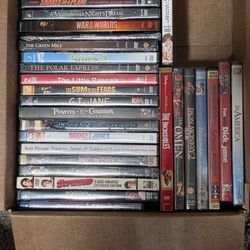 HUGE LOT of 30+ BRAND NEW FACTORY SEALED DVDs & Blu-Rays (Disney, Action, Comedy)