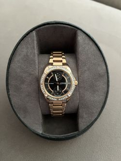 Women’s Rose Gold Citizen Eco-drive Watch (The Weekender)