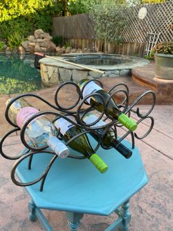 Wrought Iron Wine Holder