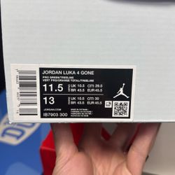 Jordan Luka 4 Gone Treeline Size 11.5 Men