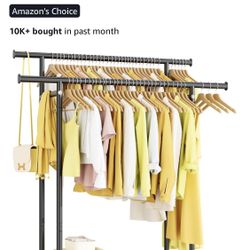 Double Rod Clothes Rack New