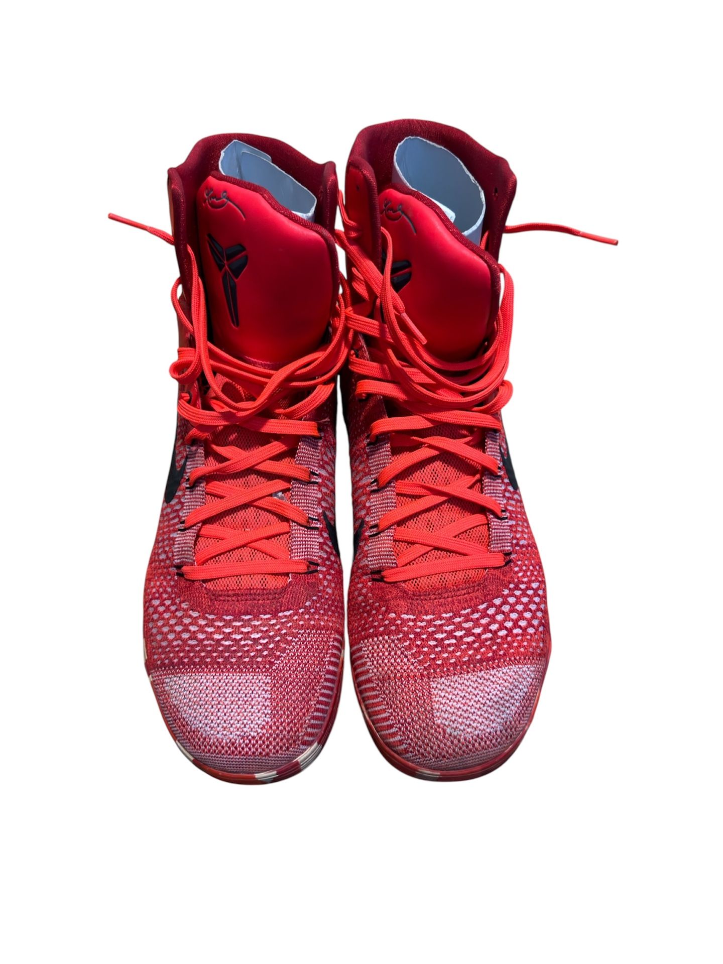 Nike Kobe 9 Elite High Christmas Size 14 Bright Crimson Black 630847-600