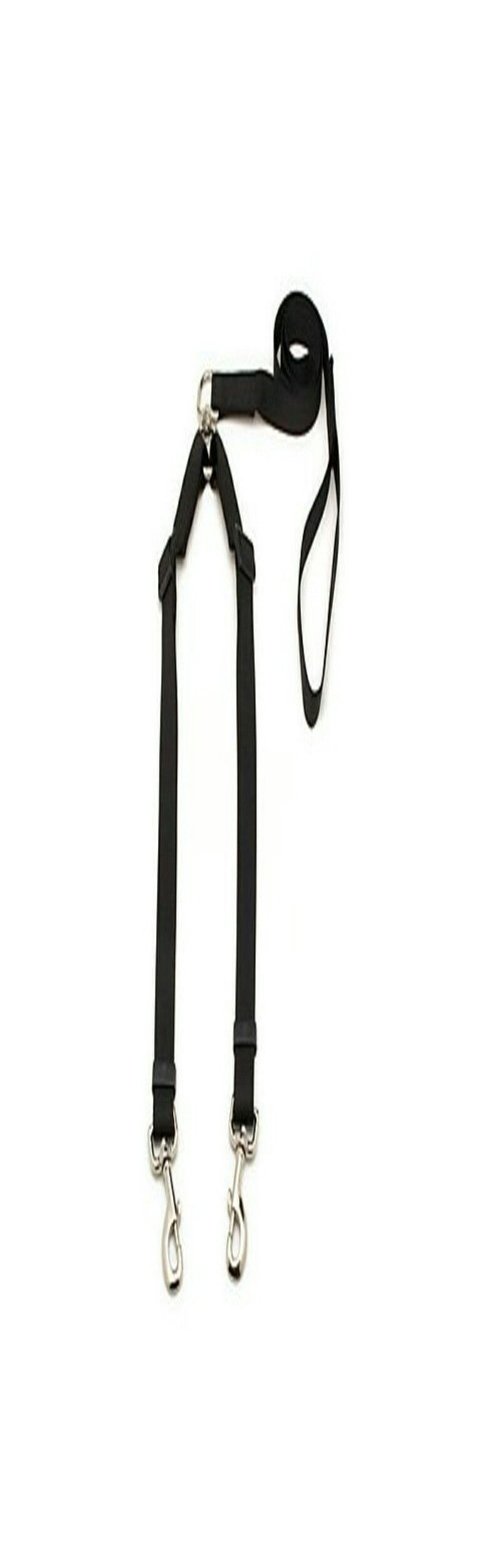 Aspen Pet by Petmate Take Two 1" Adjustable Leash in Black, 2-in-1, New