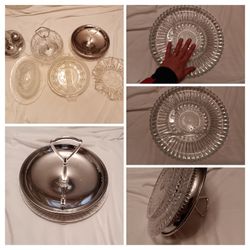 Lot Of Vintage Serving Misc.