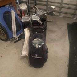 Golf Clubs With Balls And Tees (PICK UP ONLY)