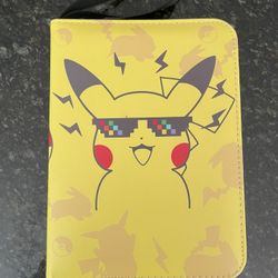 Pokemon Pikachu Card 4-Pocket Binder with 104 Pokemon Cards