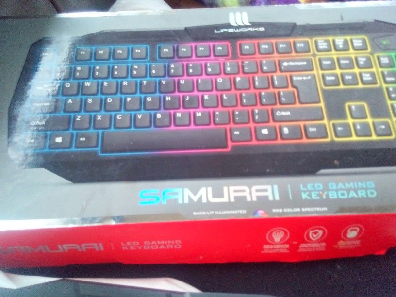 Samurai Led Gaming Keyboard
