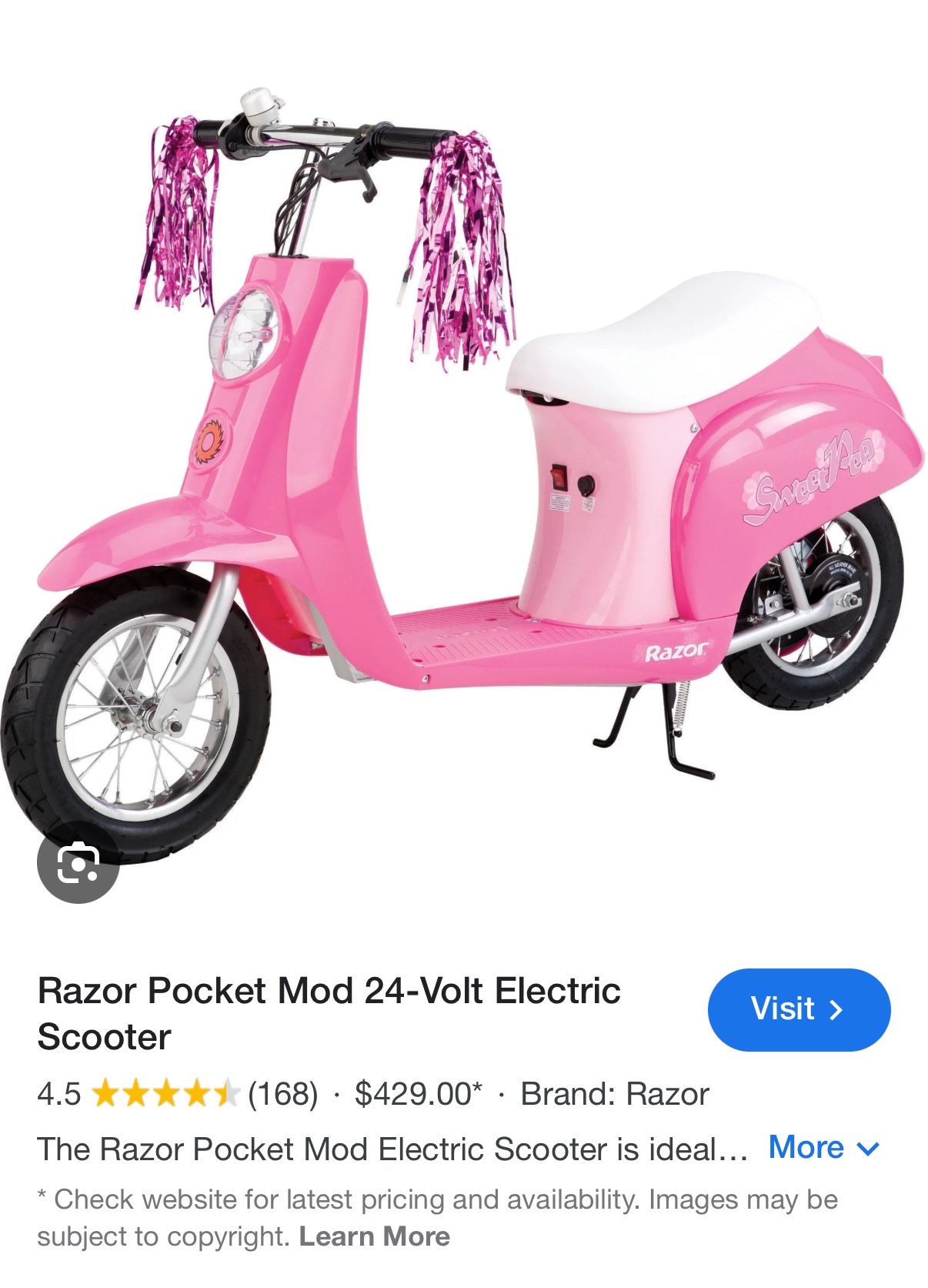 Razor Pocket Mod 24-Volt Electric Scooter
