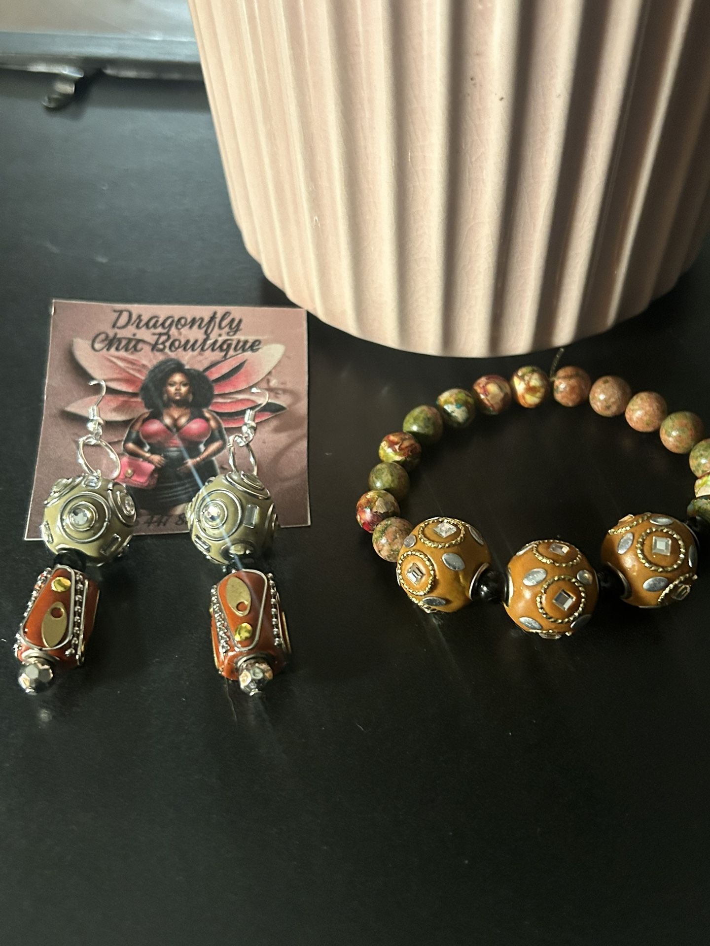 Bracelet And Earrings