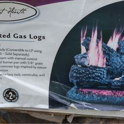 18" Vented Gas Logs 45,000 BTU's Hr New In Box!!!