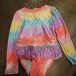 Sz 4at toddler swimsuits,  each