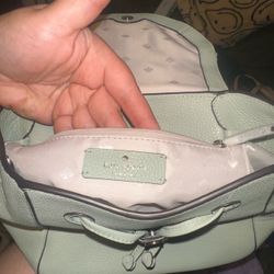 Light Green Kate Spade Backpack