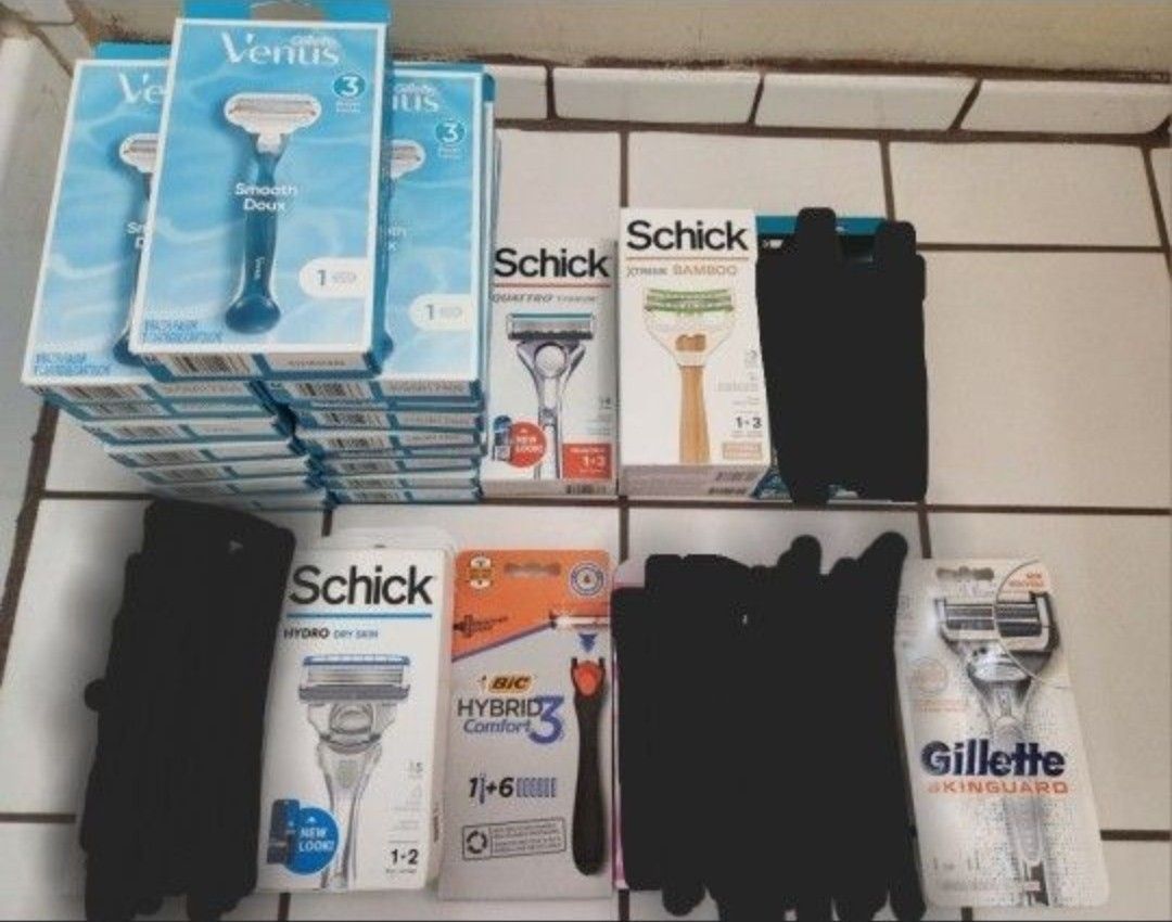 $5 Each Gillette Mach 3, Venus, Schick Razors