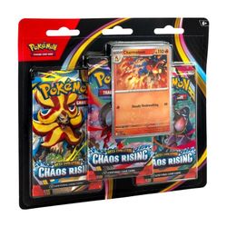 Pokémon chaos rising three pack blister