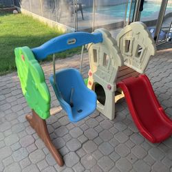 Little Tikes Slide and Swing 