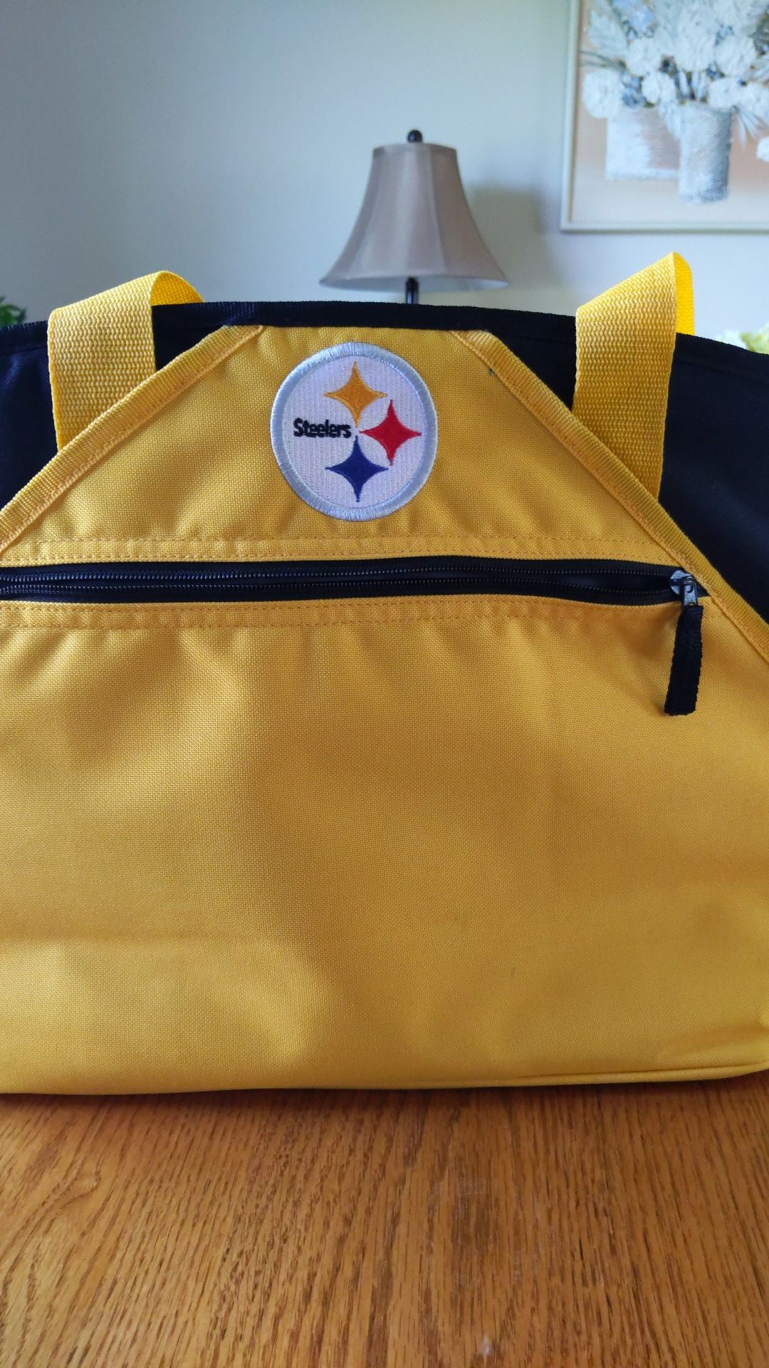 Steelers Canvas Insulated Tote Cooler