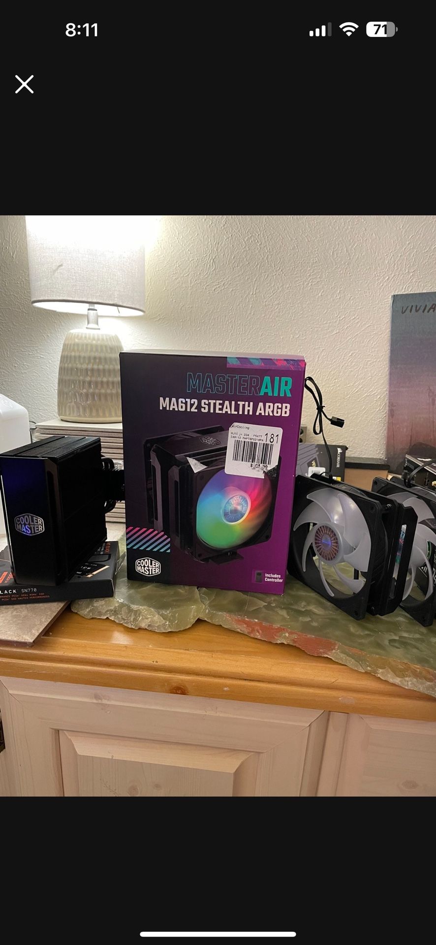 Cooler Master Ma612 Stealth Cpu Air Cooler