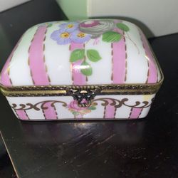 Vintage Austrian Porcelain Trinket box