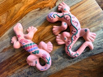 Terracotta lizards