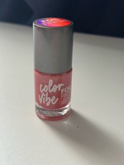 Pink nail polish