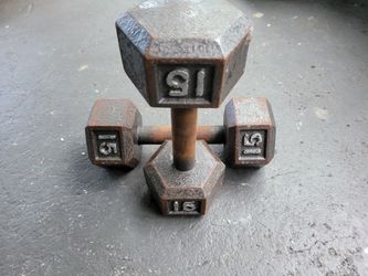15lb Set Iron Cast