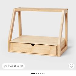 Bamboo organizer kitchen or bath
