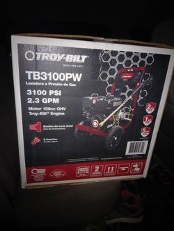 Troy bilt 3100 psi pressure washer