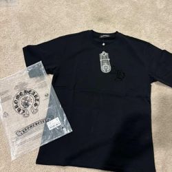 Black Chrome Heart Shirt