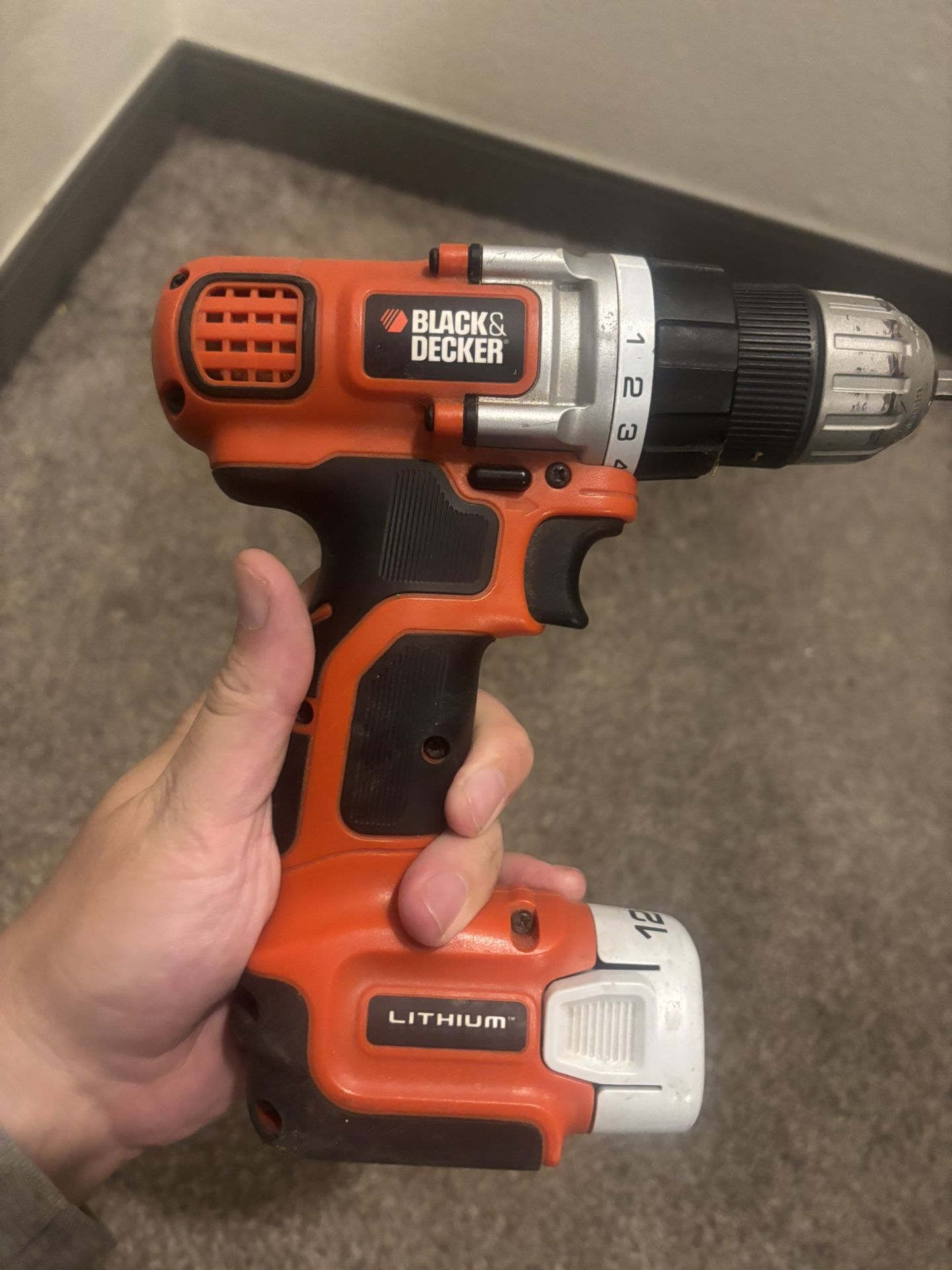 Cordless Black N Decker Drill