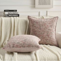 Decorative throw pillow covers