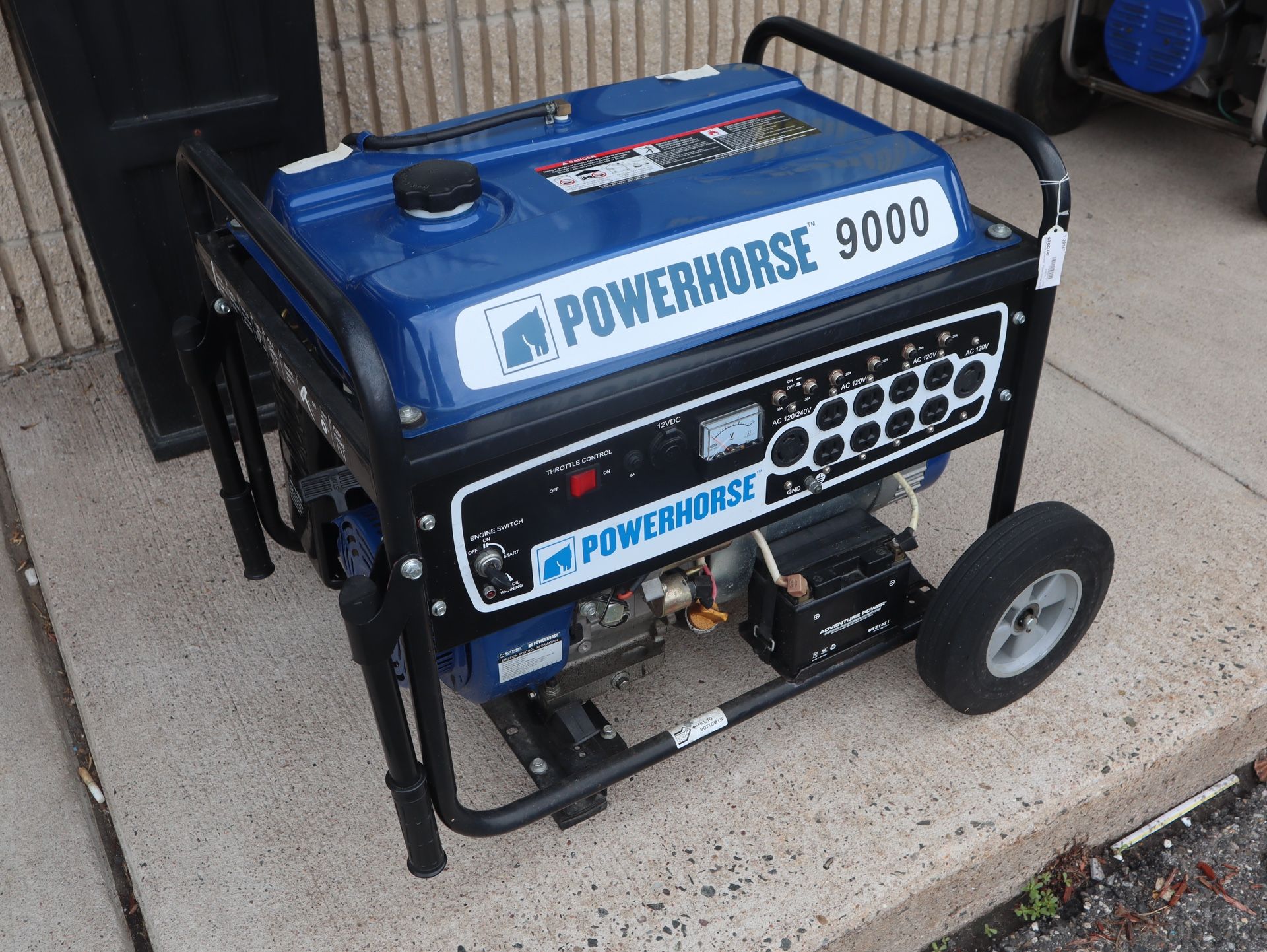 PowerHorse 7250watt 420cc Generator - Electric Start - Throttle Control
