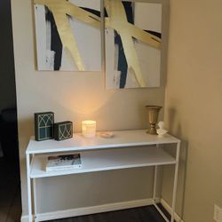 Entry Console Table & Decor 