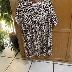 New! Leopard print dress. Read description for details and location location.