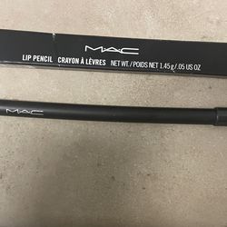 MAC lip pencil in Half Red.