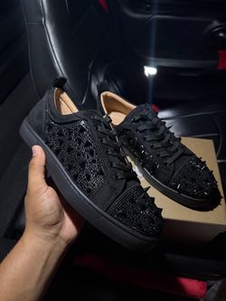 Black Studded Spiked Sneakers size 10
