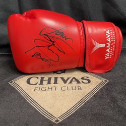 James ( Lights Out ) Toney autographed Boxing Glove 