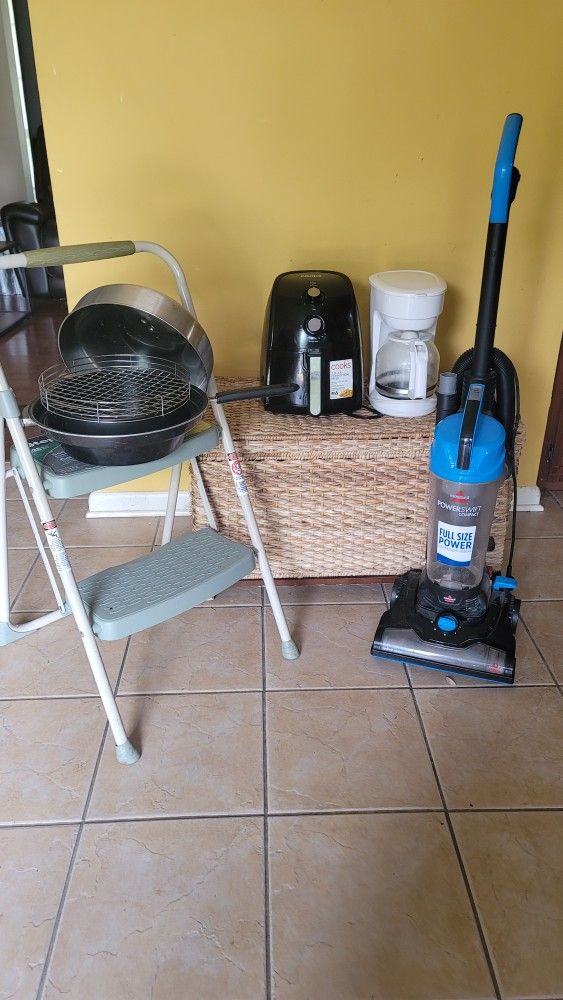 $20 Vacuum, $35 Airfryer, $7 Coffee Maker, $15 Step Ladder 