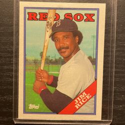1988 Topps Jim Rice Baseball Card #675
