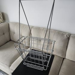 Tennis ball picker/hopper