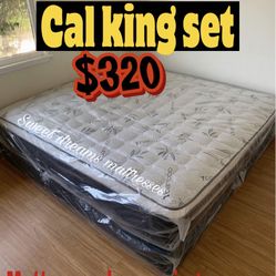 Cal King Size Pillow Mattress Set ‼️‼️‼️
